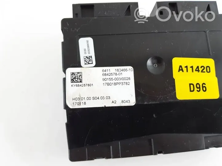 BMW 5 G30 G31 Ilmastoinnin ohjainlaite/moduuli 6842578