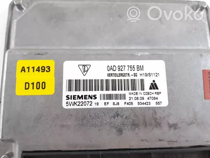 Porsche Cayenne (9PA) Unidad de control/módulo de la caja de transmisión diferencial 0AD927755BM