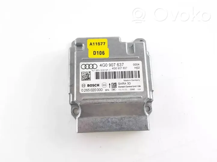 Audi A6 S6 C7 4G Aktiivijousituksen ohjainlaite (ESP) 4G0907637