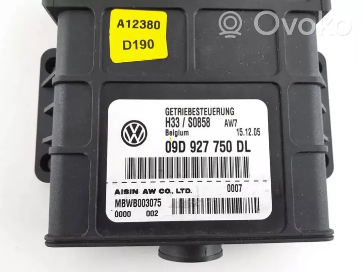 Porsche Cayenne (9PA) Module de contrôle de boîte de vitesses ECU 09D927750DL