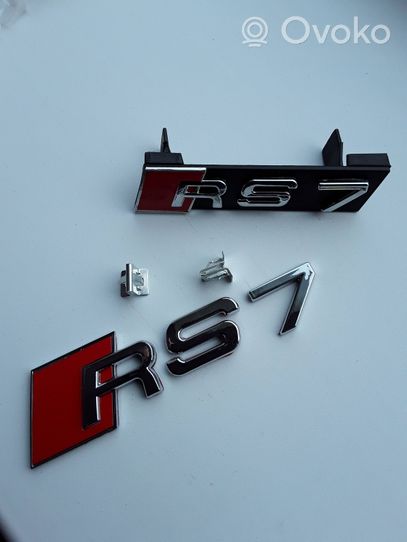 Audi A7 S7 4G Gamintojo ženkliukas 