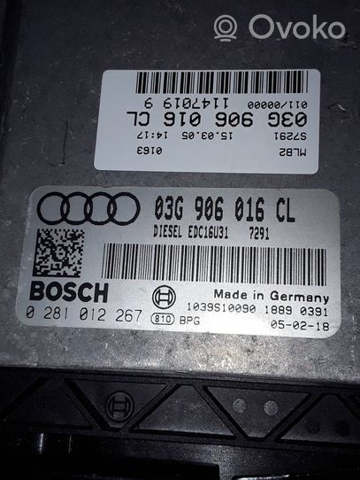 Audi A4 S4 B7 8E 8H Sterownik / Moduł ECU 03G906016CL
