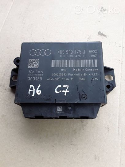 Audi A6 S6 C7 4G Centralina/modulo sensori di parcheggio PDC 4H0919475C