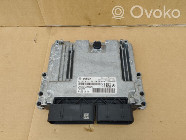 Citroen Jumpy Calculateur moteur ECU 9825318180