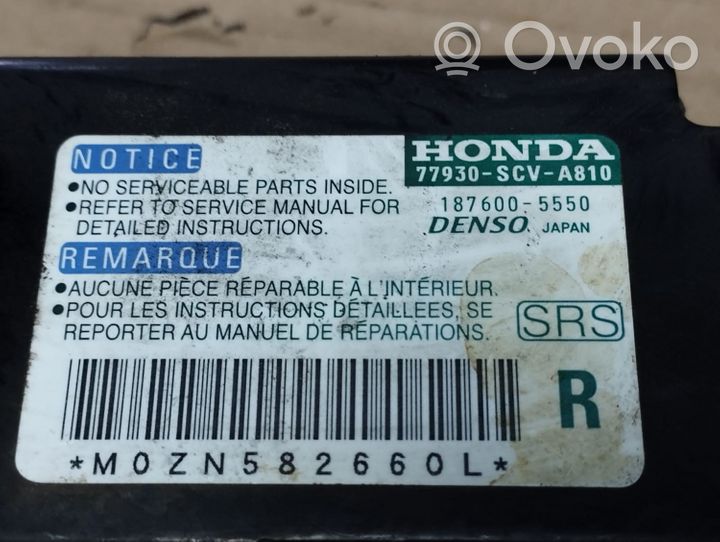 Honda Element Sensore d’urto/d'impatto apertura airbag 77930SCVA810