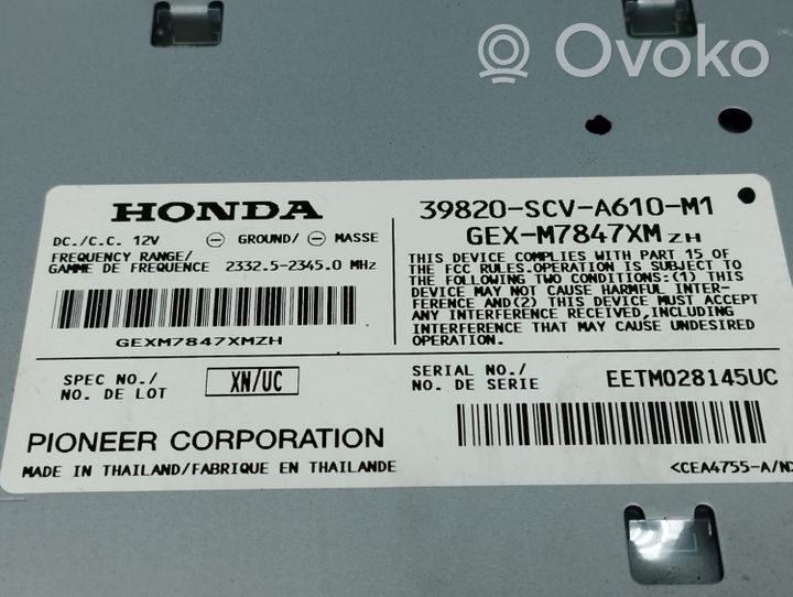 Honda Element Altre centraline/moduli 39820SCV610M1