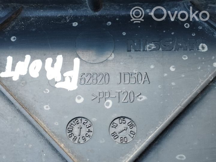 Nissan Qashqai Osłona pod zderzak przedni / Absorber 62820JD50A