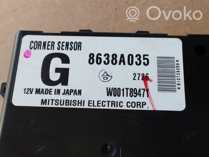 Mitsubishi ASX Pysäköintitutkan (PCD) ohjainlaite/moduuli 8638A035