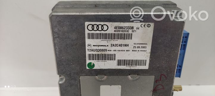Audi A8 S8 D3 4E Unité de commande, module téléphone 4E0862333B