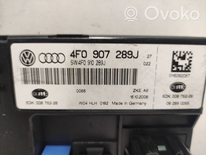 Audi A6 S6 C6 4F Moduł / Sterownik komfortu 4F0907289J