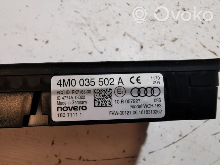 Audi Q7 4M Modulo di ricarica wireless 4M0035502A