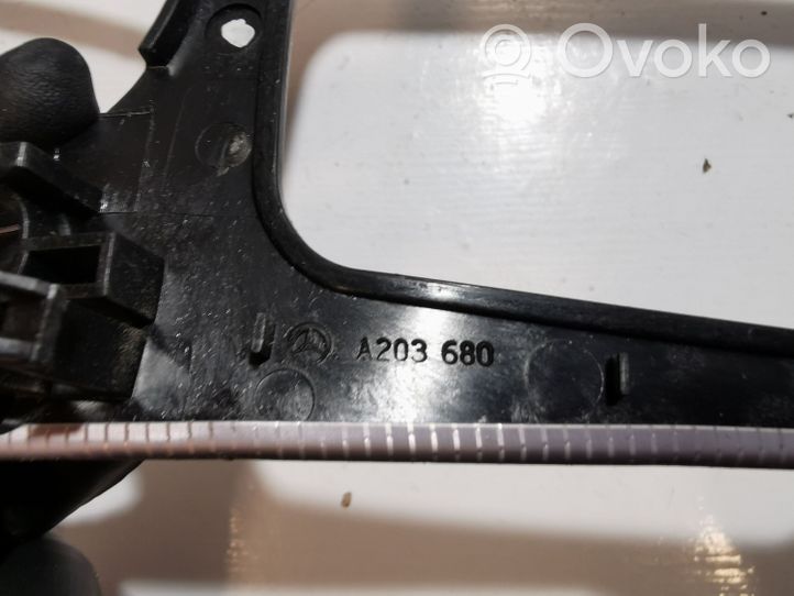 Mercedes-Benz C W203 Rivestimento in plastica cornice della leva del cambio A203680