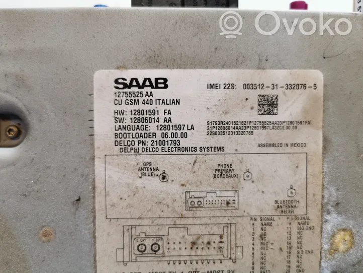 Saab 9-3 Ver2 Centralina/modulo navigatore GPS 12755525