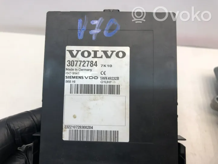 Volvo V70 Komputer / Sterownik ECU i komplet kluczy 30785100