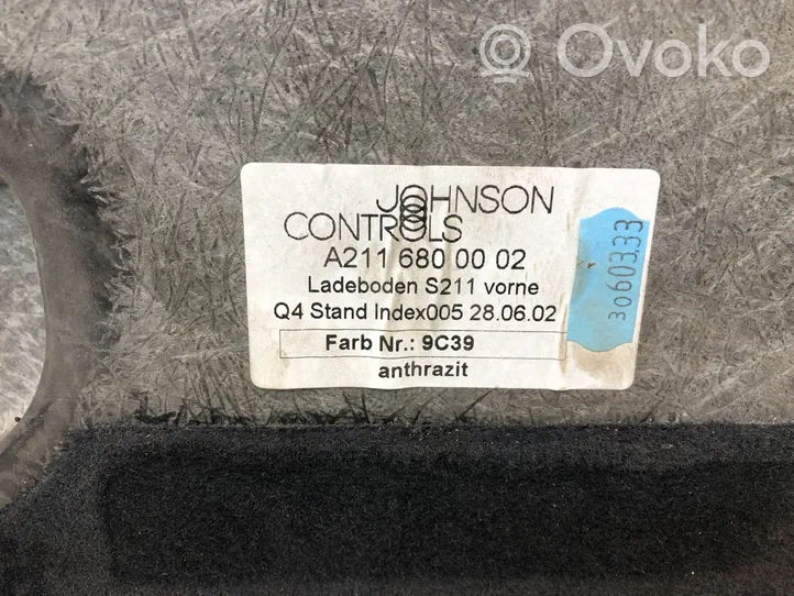 Mercedes-Benz E W211 Tapis de coffre A2116800002