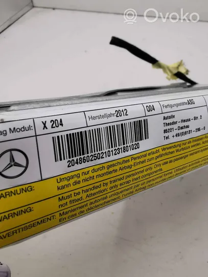 Mercedes-Benz GLK (X204) Stūres drošības spilvens 2048602502