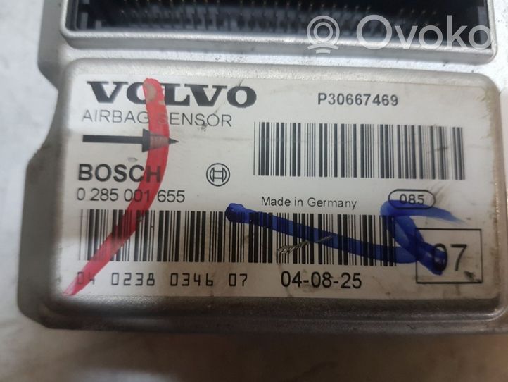 Volvo S60 Centralina/modulo airbag 0285001655