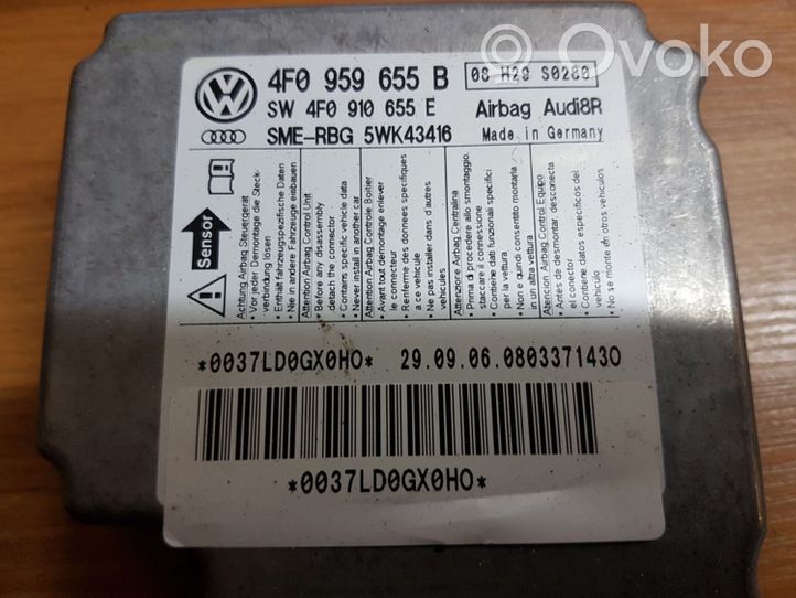 Audi A6 S6 C6 4F Airbag control unit/module 4F0959655VB