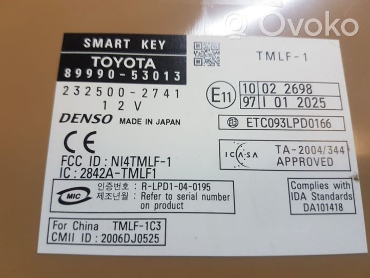 Lexus IS 220D-250-350 Sterownik / Moduł zapłonu 8999053013