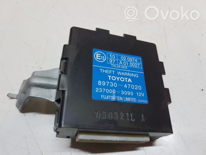 Toyota Prius (XW20) Centralina/modulo allarme 8973047020