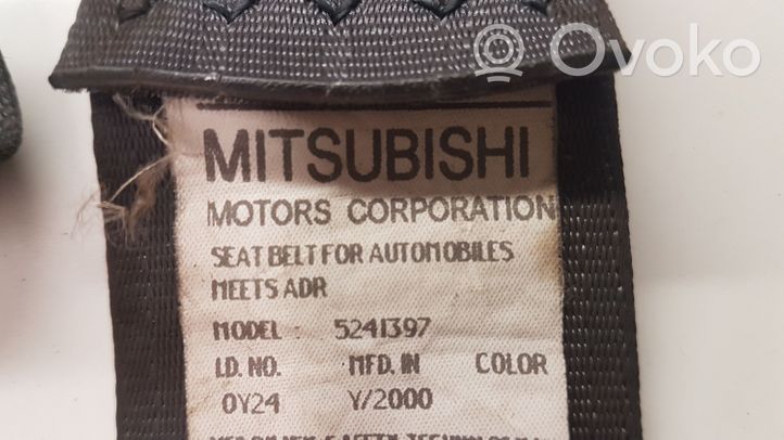 Mitsubishi Pajero Sport I Pas bezpieczeństwa fotela tylnego środkowego MR792398