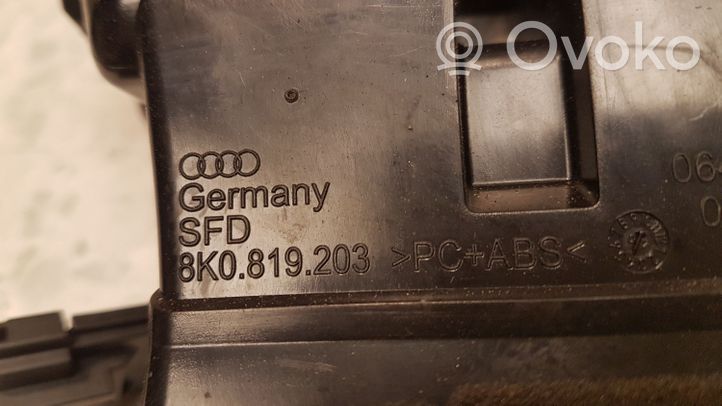 Audi A4 S4 B8 8K Kratka nawiewu tylna tunelu środkowego 8K0819203