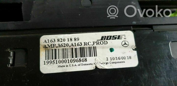 Mercedes-Benz ML W163 Amplificatore A1638201889