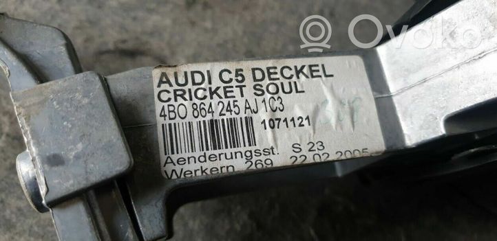 Audi A6 Allroad C5 Podłokietnik tunelu środkowego 4b0864283