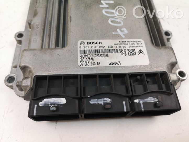 Peugeot 4007 Sterownik / Moduł ECU 0281016892