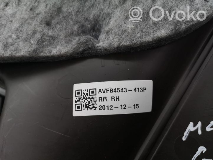 Opel Mokka Boczki / Poszycie drzwi tylnych AVF84543413P