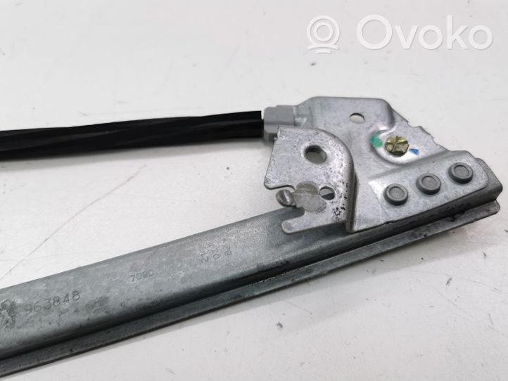 Peugeot 307 Rear window lifting mechanism without motor 963848