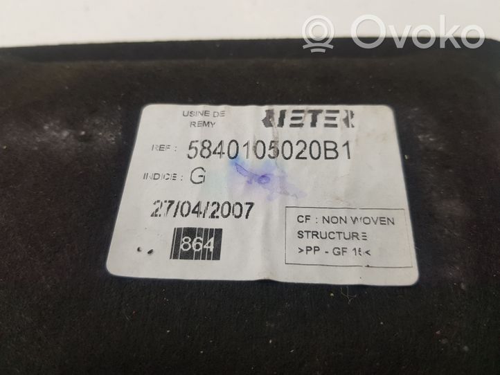 Toyota Avensis T250 Tappeto di rivestimento del fondo del bagagliaio/baule 5840805020B0