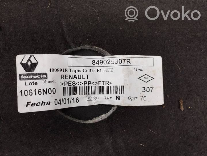 Renault Kadjar Tavaratilan pohjan tekstiilimatto 849025307R