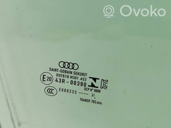 Audi A3 8Y Etuoven ikkunalasi, neliovinen malli E2043R00390