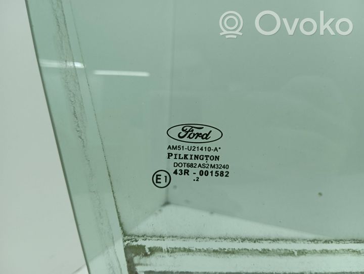 Ford C-MAX II Front door window glass four-door AM51U21410A