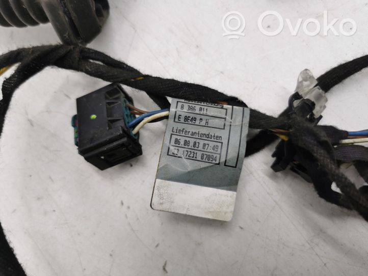 BMW X5 E53 Cableado de puerta trasera 8386011