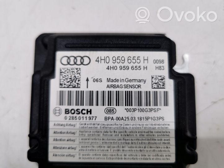 Audi A6 S6 C7 4G Module de contrôle airbag 4H0959655H