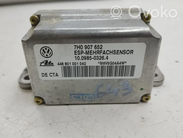 Porsche Cayenne (9PA) Sensore di imbardata accelerazione ESP 7H0907652