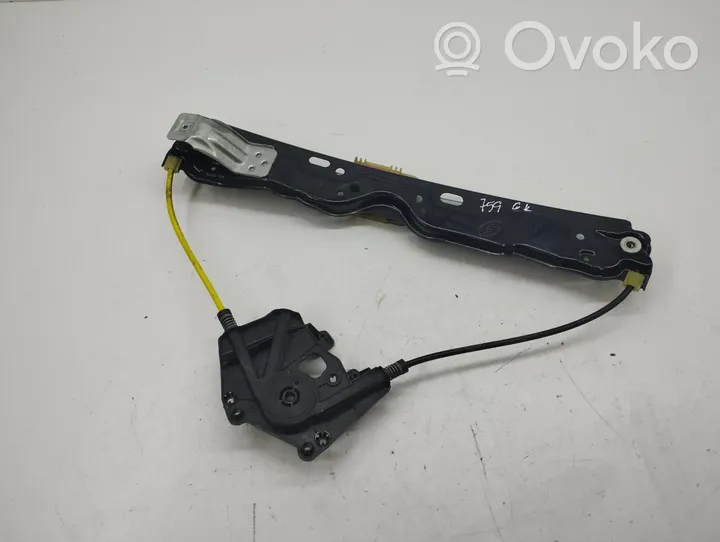 Land Rover Evoque I Mechanizm podnoszenia szyby tylnej bez silnika BJ3227001AE