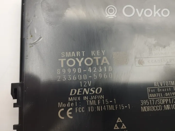 Toyota RAV 4 (XA50) Module de contrôle sans clé Go 8999042310