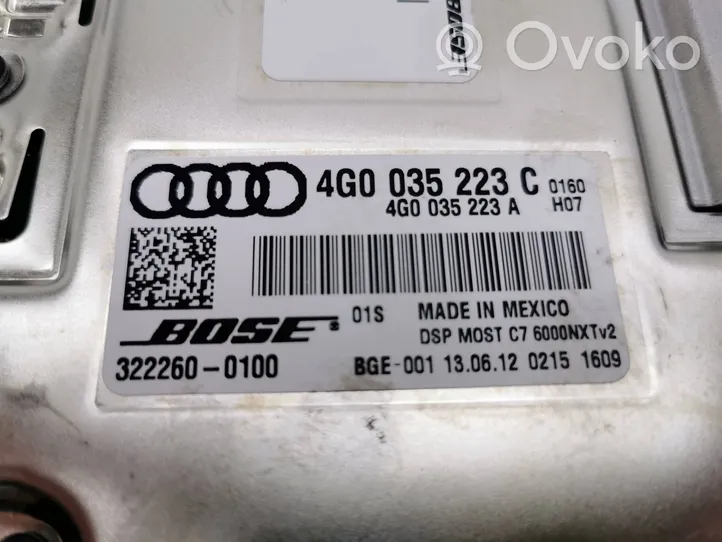 Audi A7 S7 4G Звукоусилитель 4G0035223C