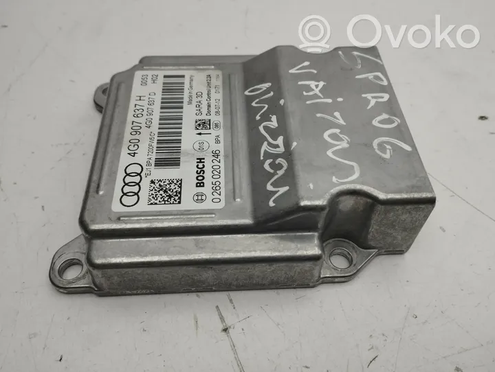 Audi A7 S7 4G ESP (stabilitātes sistēmas) vadības bloks 4G0907637H