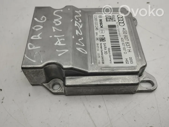 Audi A7 S7 4G Centralina ESP (controllo elettronico della stabilità) 4G0907637H