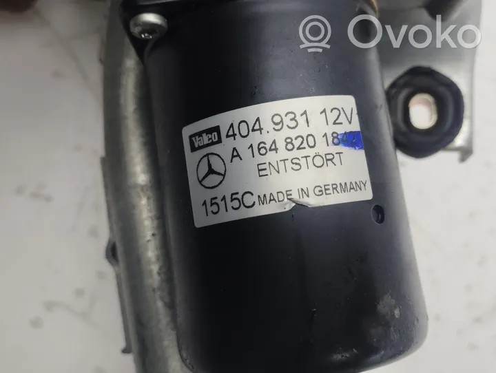 Mercedes-Benz ML W164 Tringlerie et moteur d'essuie-glace avant A1648201842