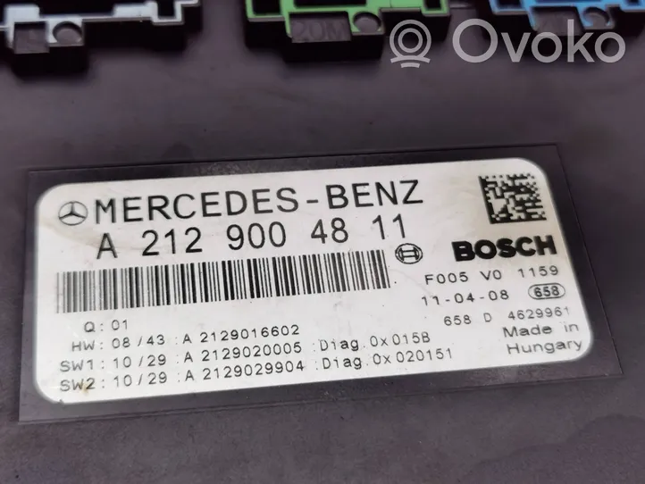 Mercedes-Benz C W204 Jednostka sterowania SAM A2129004811