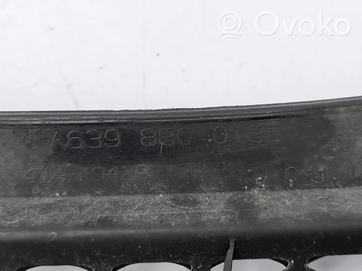 Mercedes-Benz Vito Viano W639 Front bumper upper radiator grill A6398800185