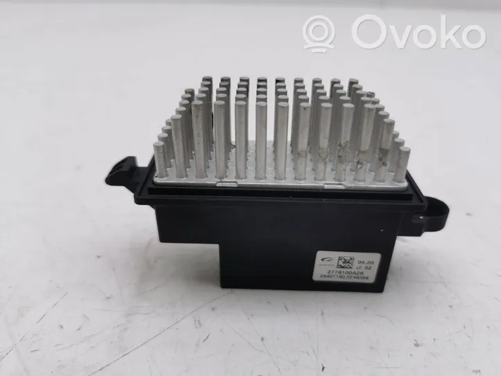 Nissan Qashqai Résistance moteur de ventilateur de chauffage 2776100A26