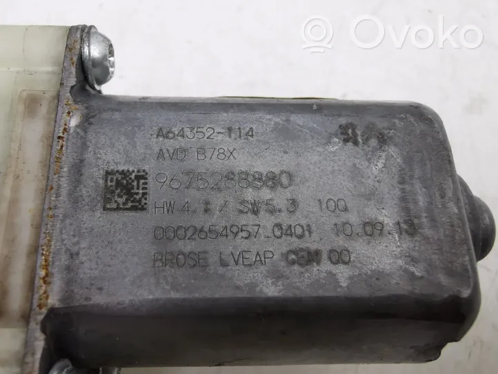 Citroen C4 II Picasso Mécanisme de lève-vitre avec moteur 9675924680