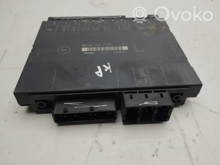 Mercedes-Benz S W220 Seat control module 2208201185