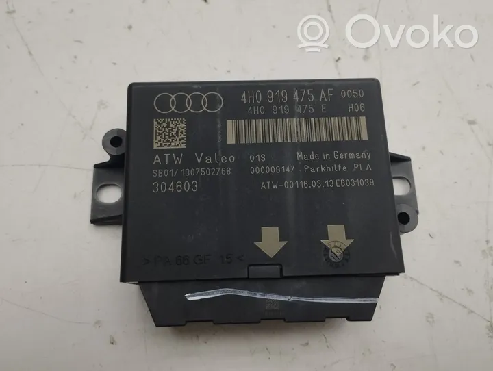 Audi A7 S7 4G Parkošanas (PDC) vadības bloks 4H0919475AF